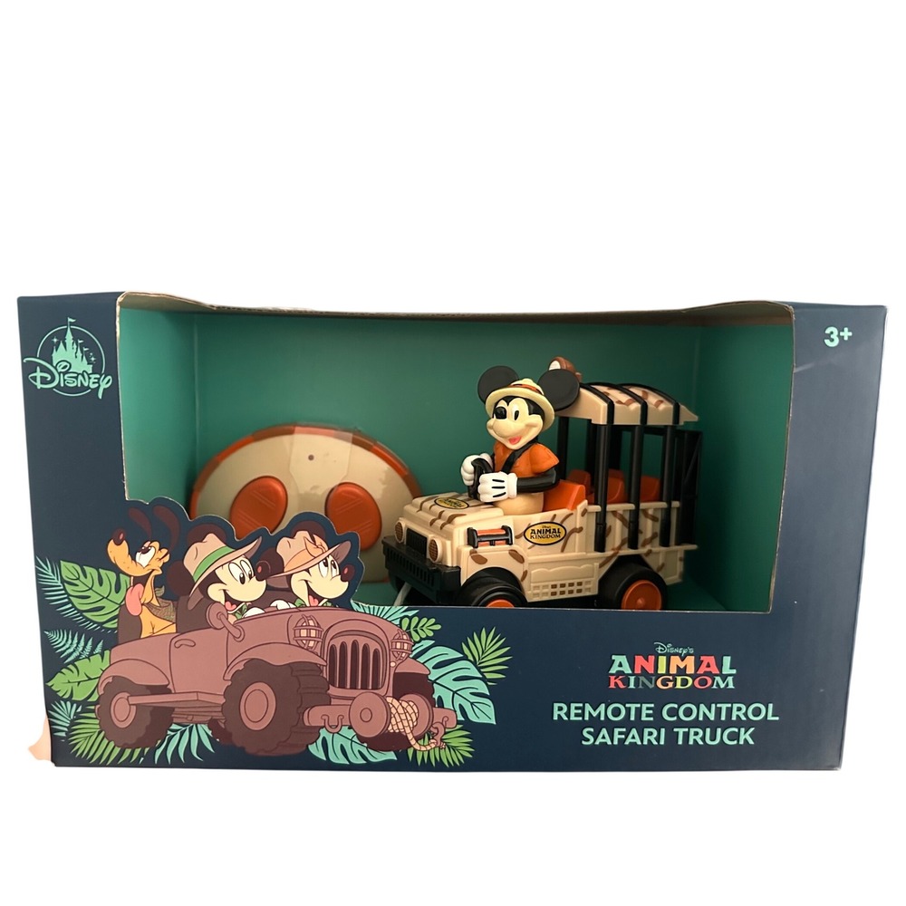 Disney Safari Truck Kids OS Tan New Animal Kingdom Mickey Mouse RC Toy
